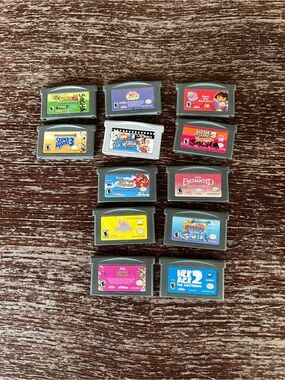 Assorted Nintendo Game Boy Advance Games - Multi-Color Cartridge Lot